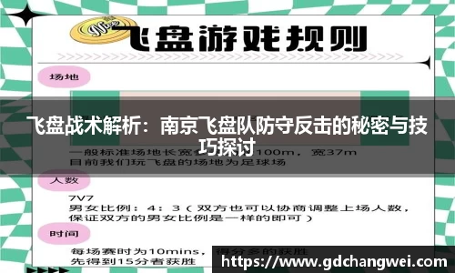 飞盘战术解析：南京飞盘队防守反击的秘密与技巧探讨
