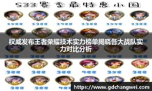 权威发布王者荣耀技术实力榜单揭晓各大战队实力对比分析